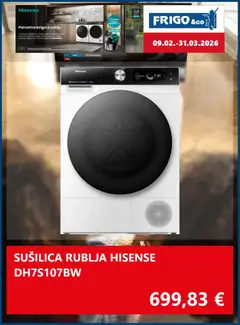 Katalog FRIGO & Co. - Pregled kataloga iz trgovine FRIGO & Co., vrijedi od 09.02.2026 | Stranica: 7 | Proizvodi: Friteza, Sušilica