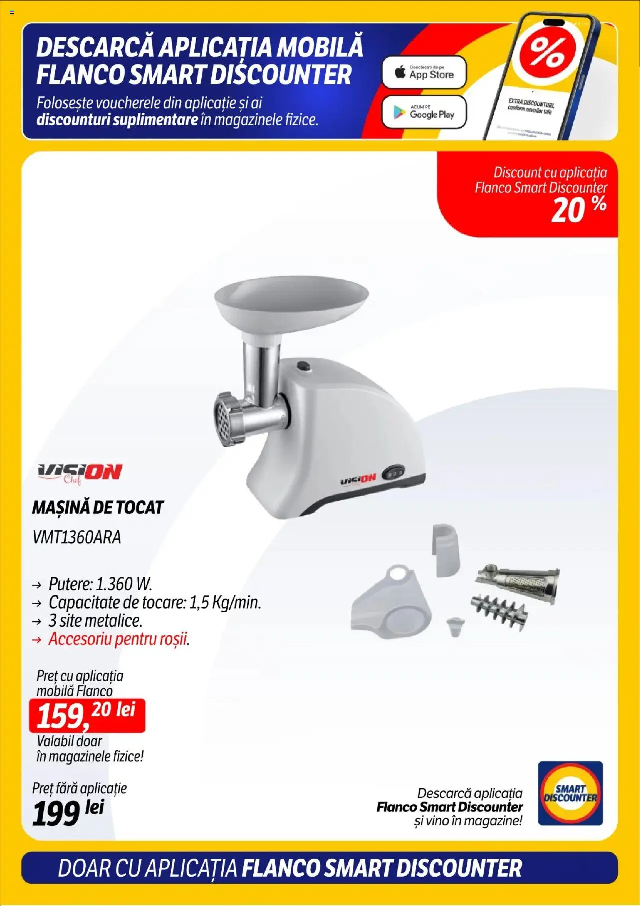 Noul catalog Flanco – valabil de la 04.09.2025 | Pagină: 7 | Produse: Mașină de tocat