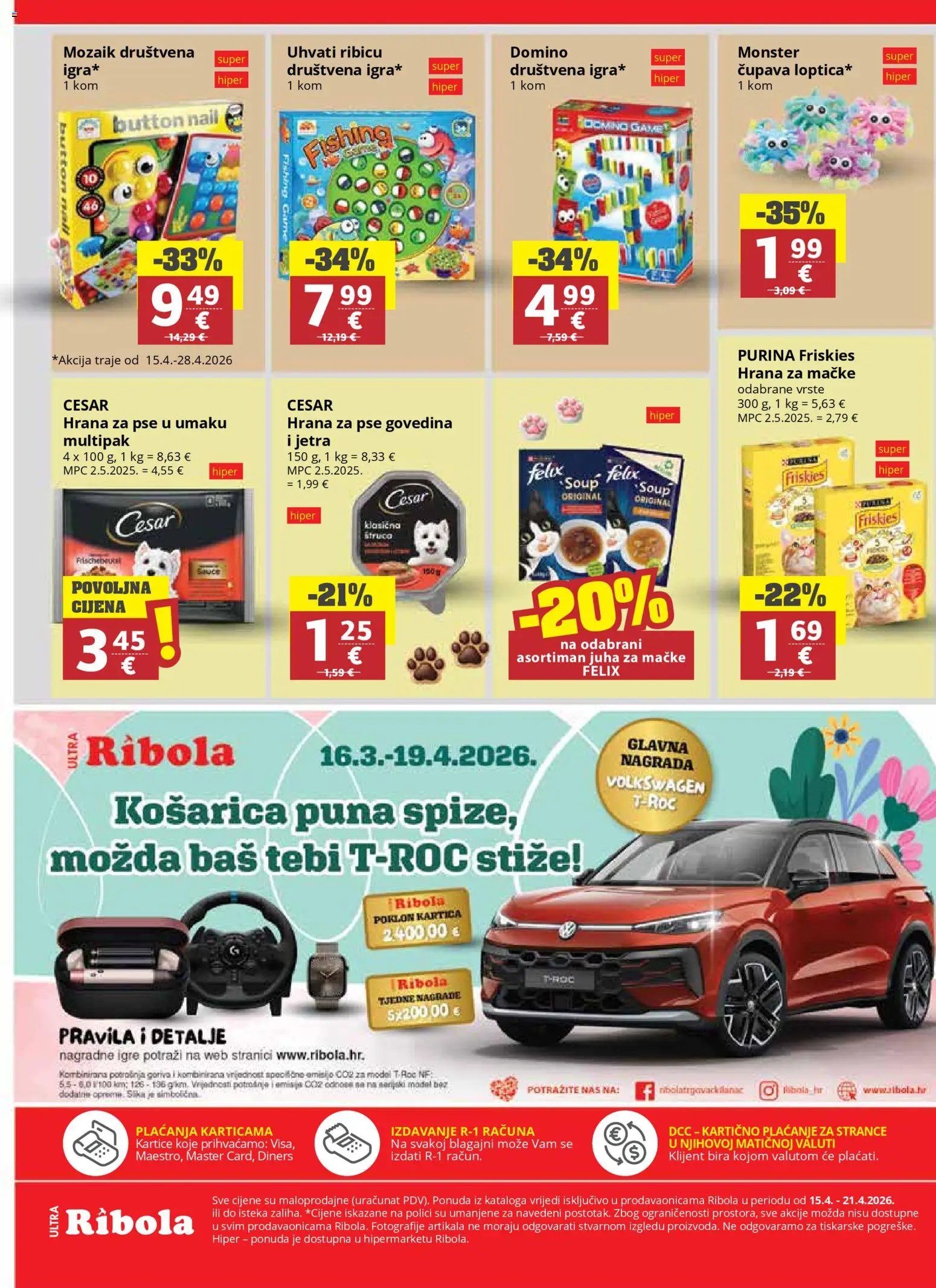 Ribola katalog | vrijedi od 15.04.2026 | Stranica: 24 | Proizvodi: Hrana za pse, Govedina, Juha, Hrana za mačke
