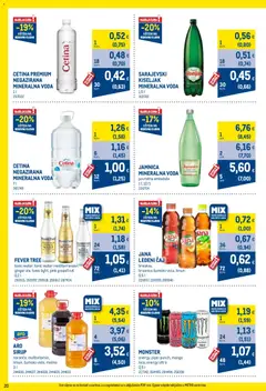 Metro - Profi cijena - Pregled kataloga iz trgovine Metro, vrijedi od 01.04.2026 | Stranica: 20 | Proizvodi: Mineralna voda, Sarajevski kiseljak, Ledeni čaj, Čaj