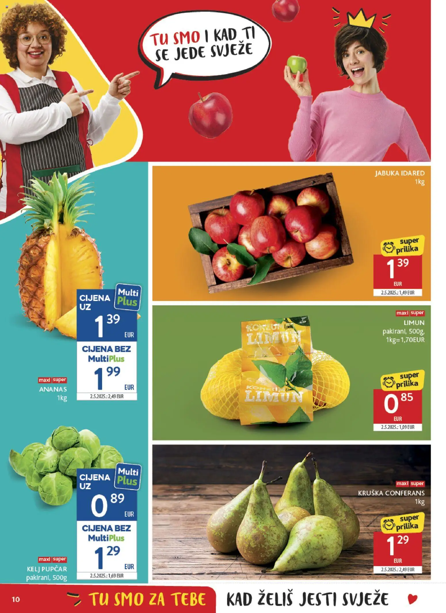 Konzum katalog | vrijedi od 21.01.2026 | Stranica: 10 | Proizvodi: Kelj, Limun, Kruška, Jabuka