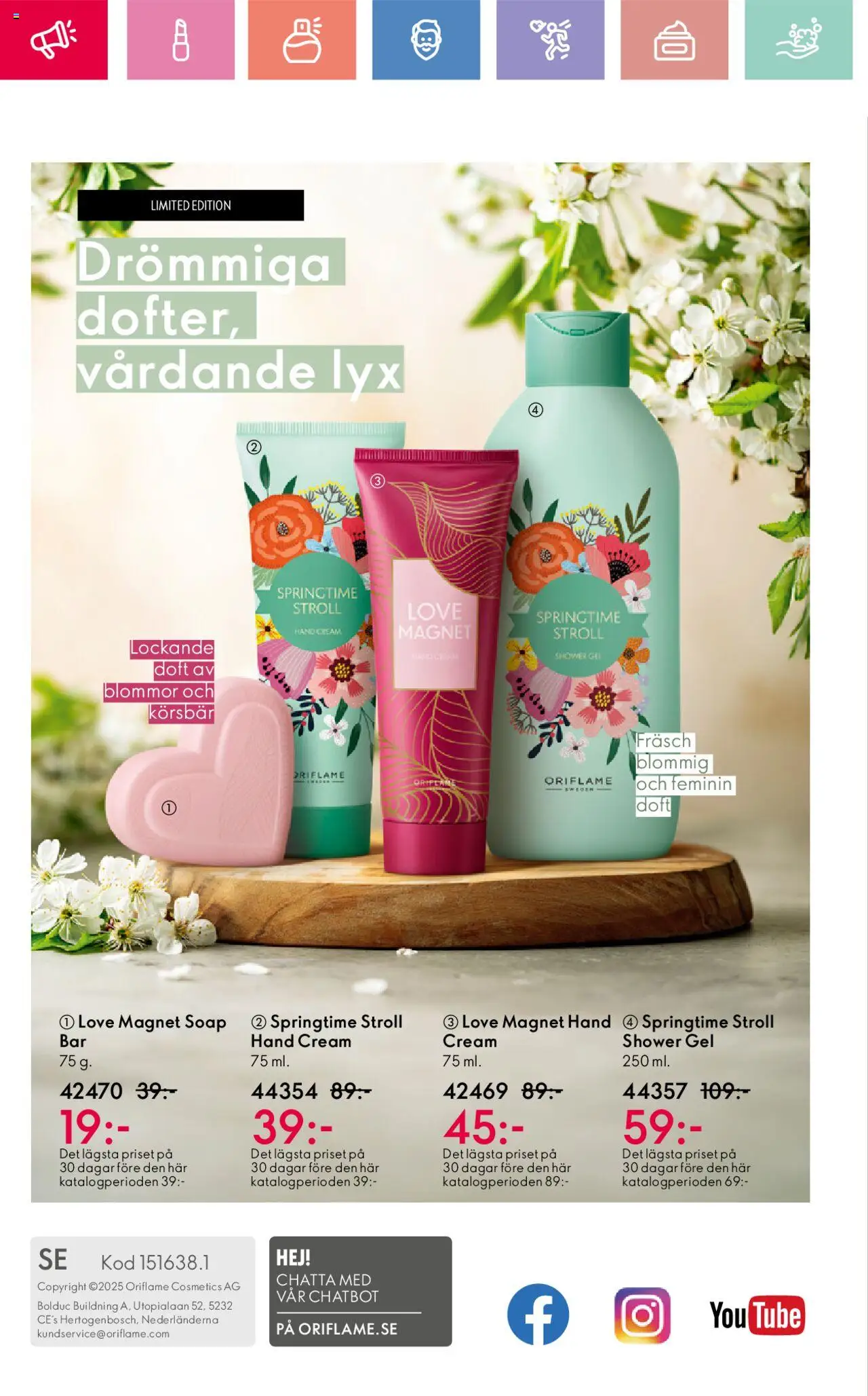 Oriflame reklamblad aktuell från 24.08.2025 | Sida: 148 | Produkter: Doft, Körsbär, Magnet