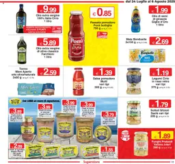 Volantino Sì con Te del 24.07.2025 | Pagina: 17 | Prodotti: Olio, Tonno, Mais, Mutti salsa