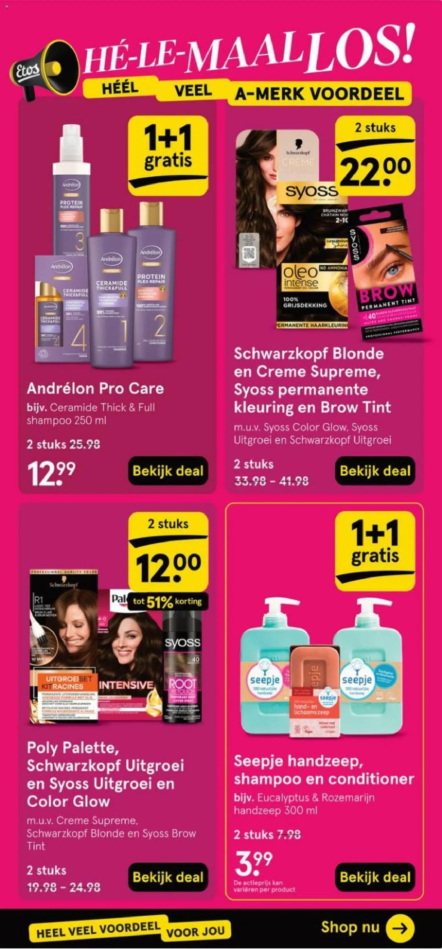 {H1} | Pagina: 17 | Producten: Kan, Handzeep, Shampoo, Conditioner