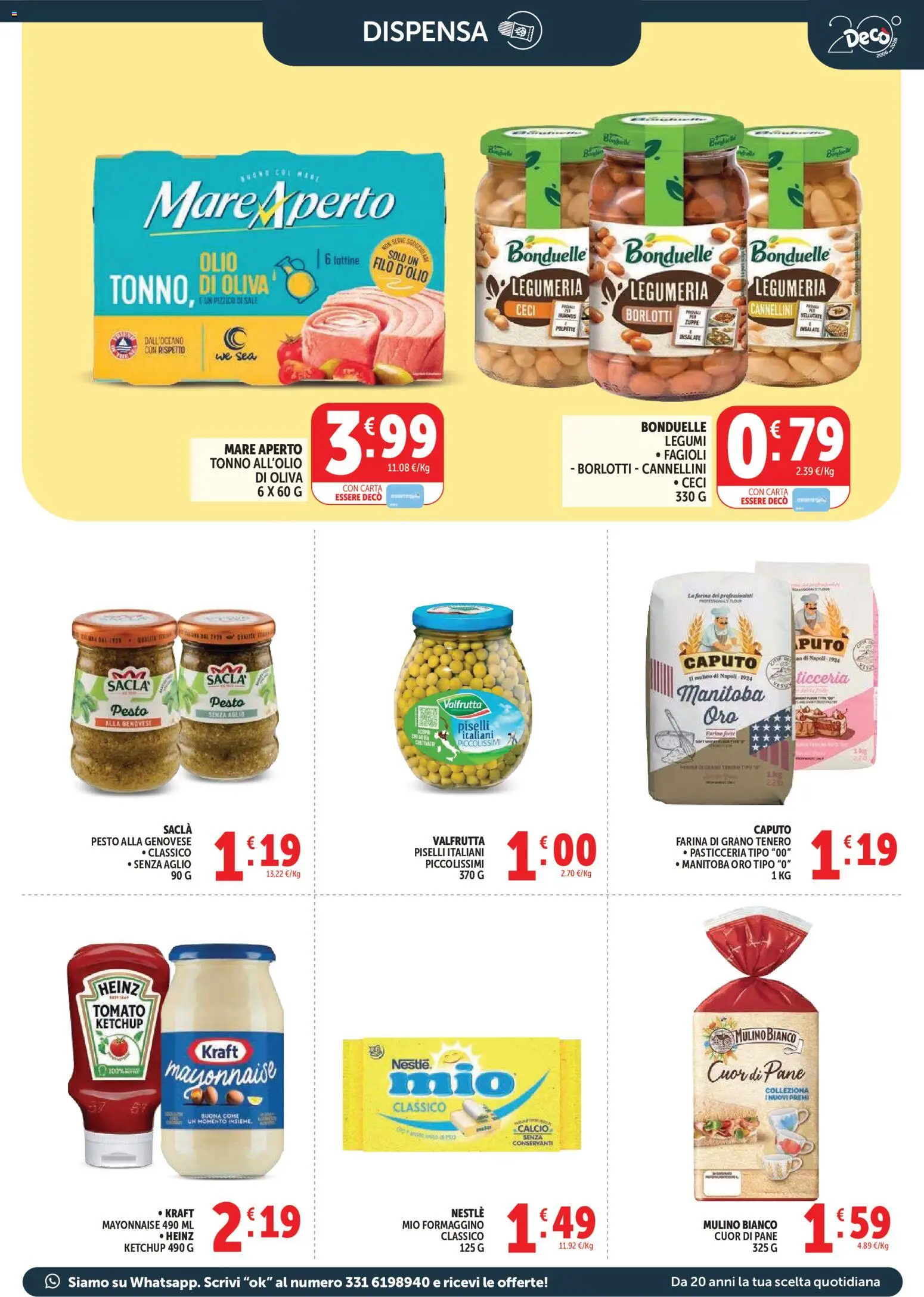 Volantino Decò del 17.03.2026 | Pagina: 13 | Prodotti: Legumi, Aglio, Pesto, Polpette