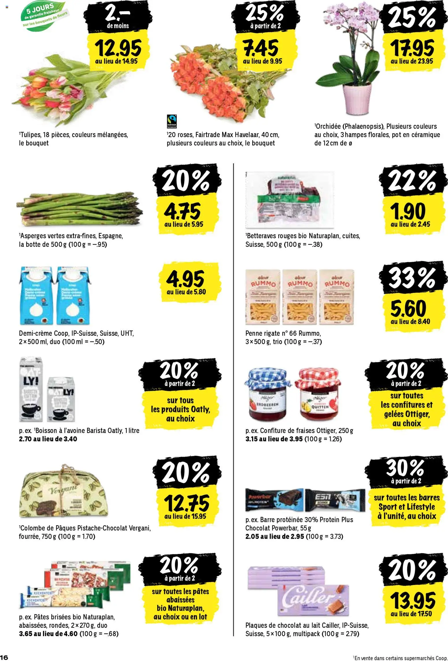 Coop aktionen FR – gültig ab 12.03.2026 | Seite: 16 | Produkte: Pasta