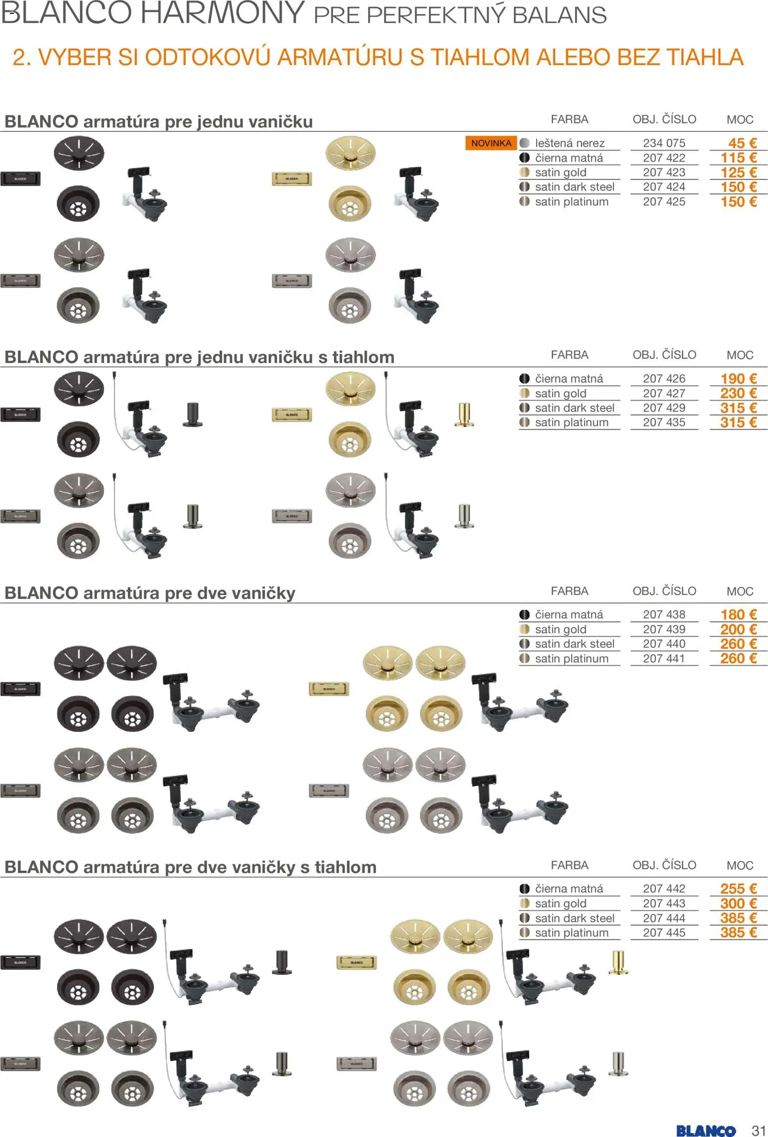 Nové Blanco akcie – leták je platný od 01.02.2026 | Strana: 31