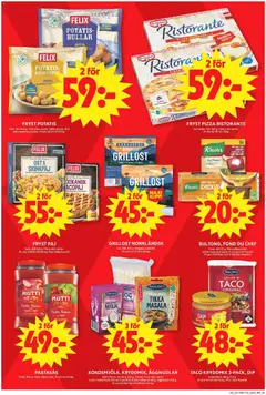 FELIX POTATIS-KROKETTER, 100% SVENSK POTATIS - Förhandsvisning av reklamblad från butik ICA Maxi aktuell från 16.03.2026 | Sida: 7 | Produkter: Grill, Gem, Fond, Smör