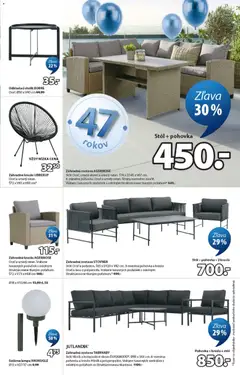JYSK leták platný od 09.03.2026 | Strana: 15 | Produkty: Kreslá, Pohovka, Lampa, Stôl