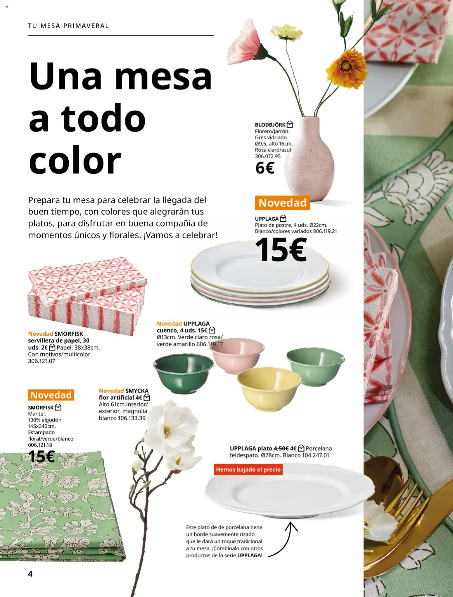 IKEA - Colecciones de primaver │ válido desde el 01.01.2026 | Página: 4 | Productos: Mesa