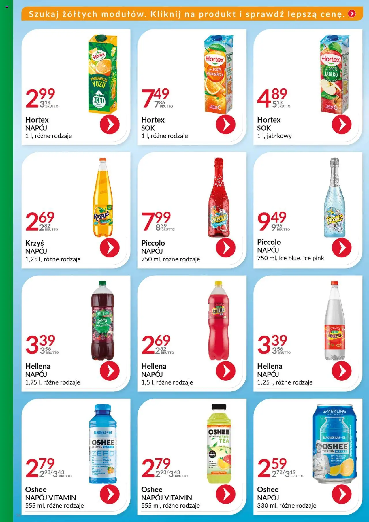 Eurocash Gazetka - Katalog Artykułów Spożywczych od 27.07.2025 | Strona: 56 | Produkty: Sok