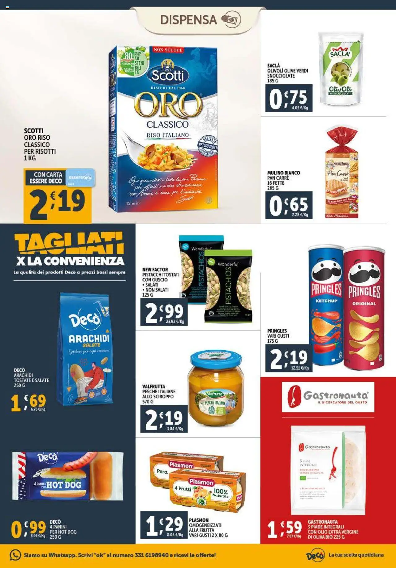 Volantino Decò del 23.09.2025 | Pagina: 11 | Prodotti: Riso, Ketchup, Olive, Pistacchi