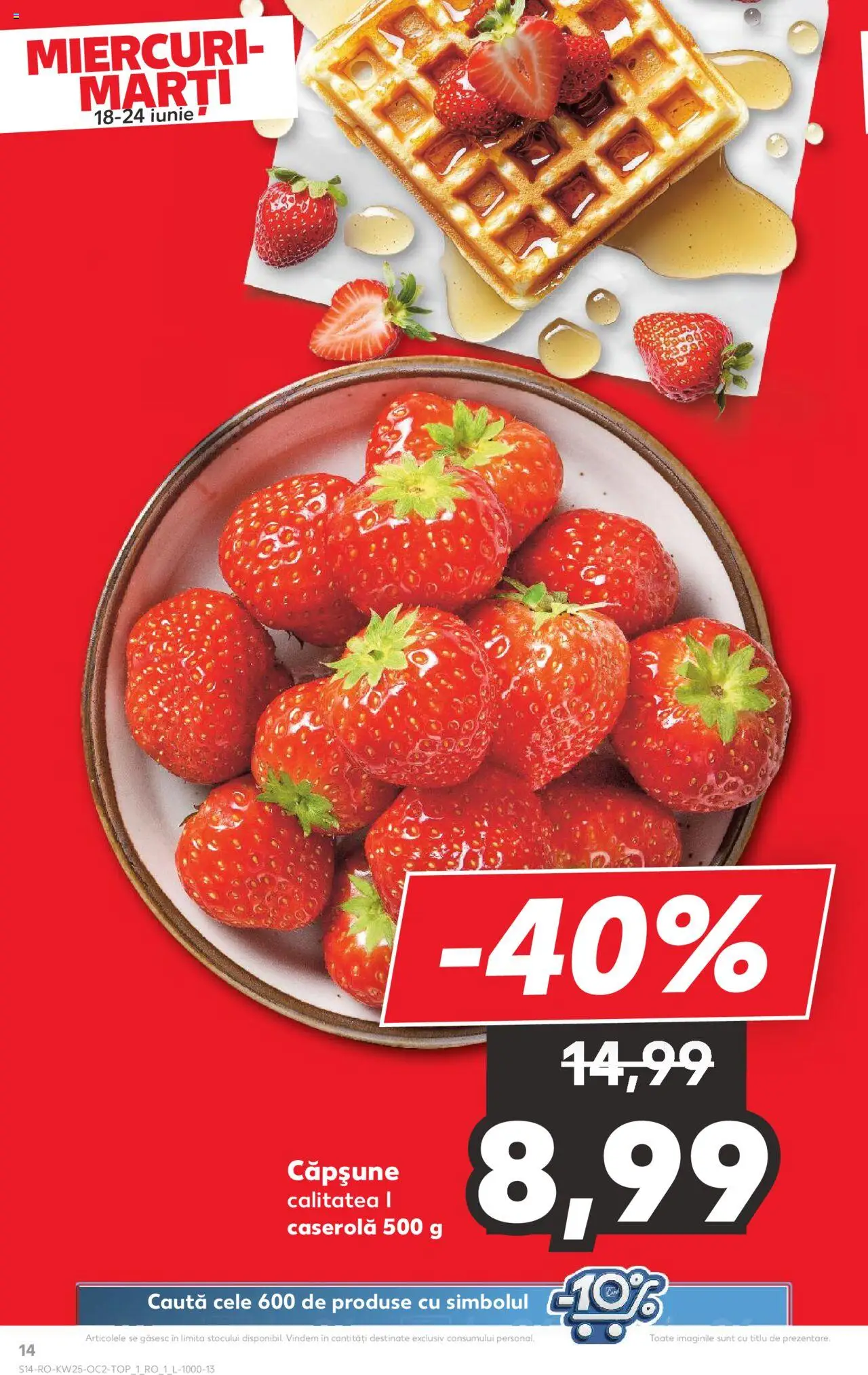 Kaufland RO akciós ujság - amely érvényes a következő dátumtól: 18.06.2025 | Oldal: 14