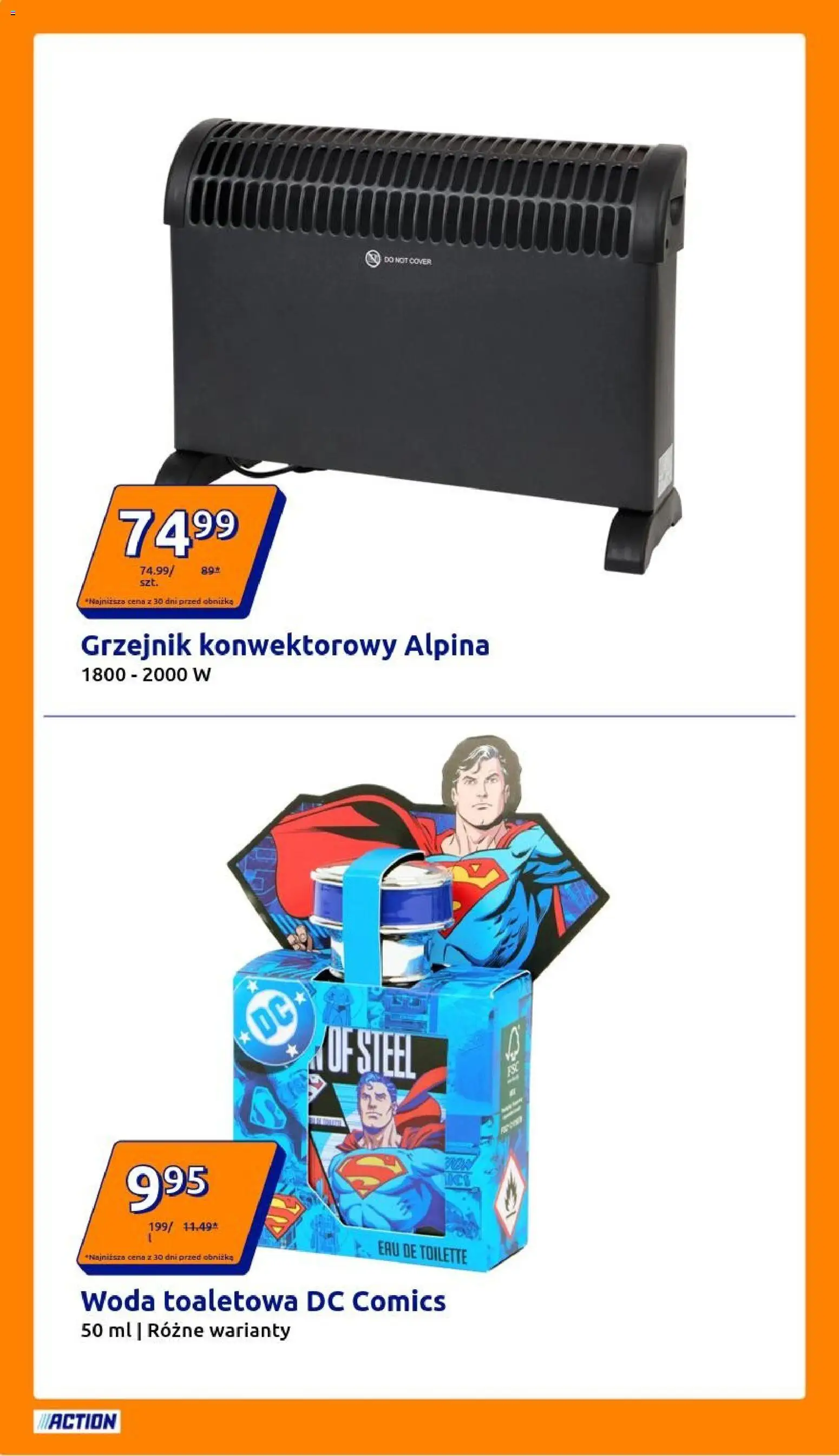 Action Gazetka od 24.12.2025 | Strona: 8 | Produkty: Woda toaletowa, Woda