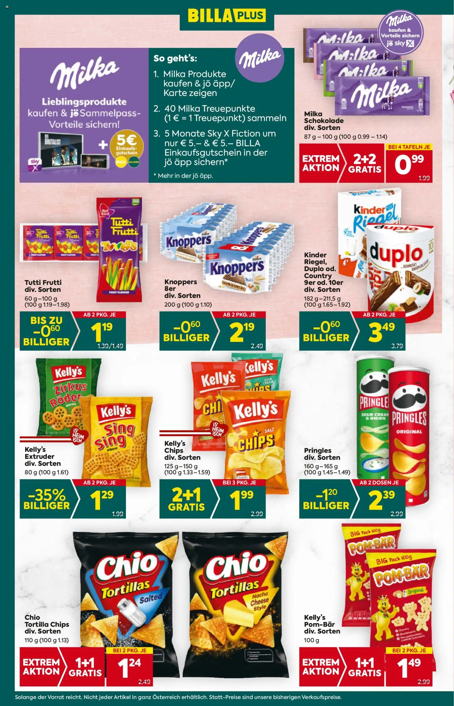 Billa Plus - Steiermark gültig ab 30.10.2025 | Seite: 16 | Produkte: Chips, Salz, Joghurt, Schokolade