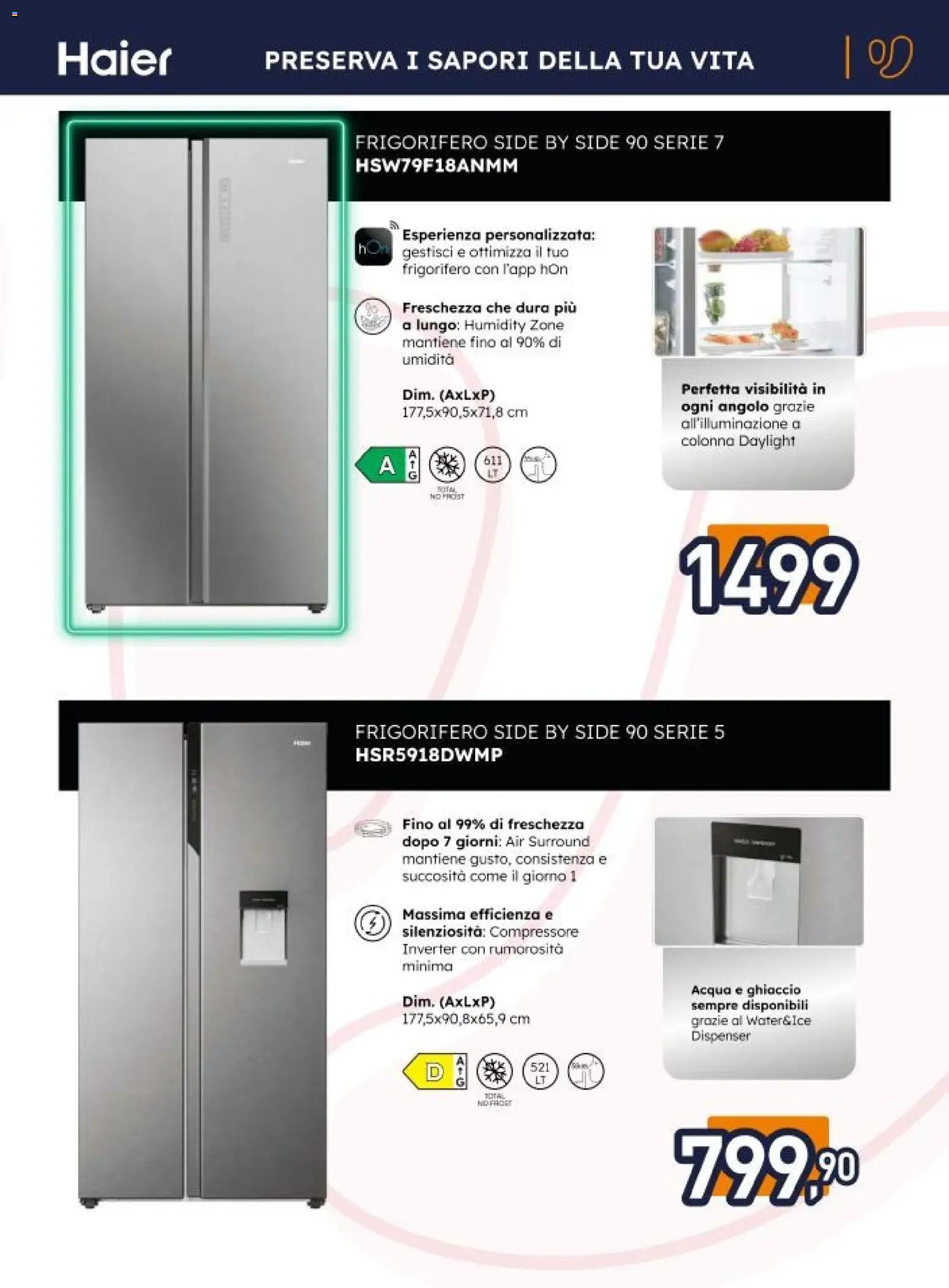 Volantino Unieuro del 20.02.2026 | Pagina: 5 | Prodotti: Compressore, Acqua, Frigorifero