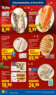 Pogląd oferty "Ocean Sea Mintaj, filet bez skóry, XXL, 1 kg (950 g bez glazury)" - ważna od 08.12.2025 | Strona: 34 | Produkty: Sandacz, Pstrąg, Dorsz, Mintaj