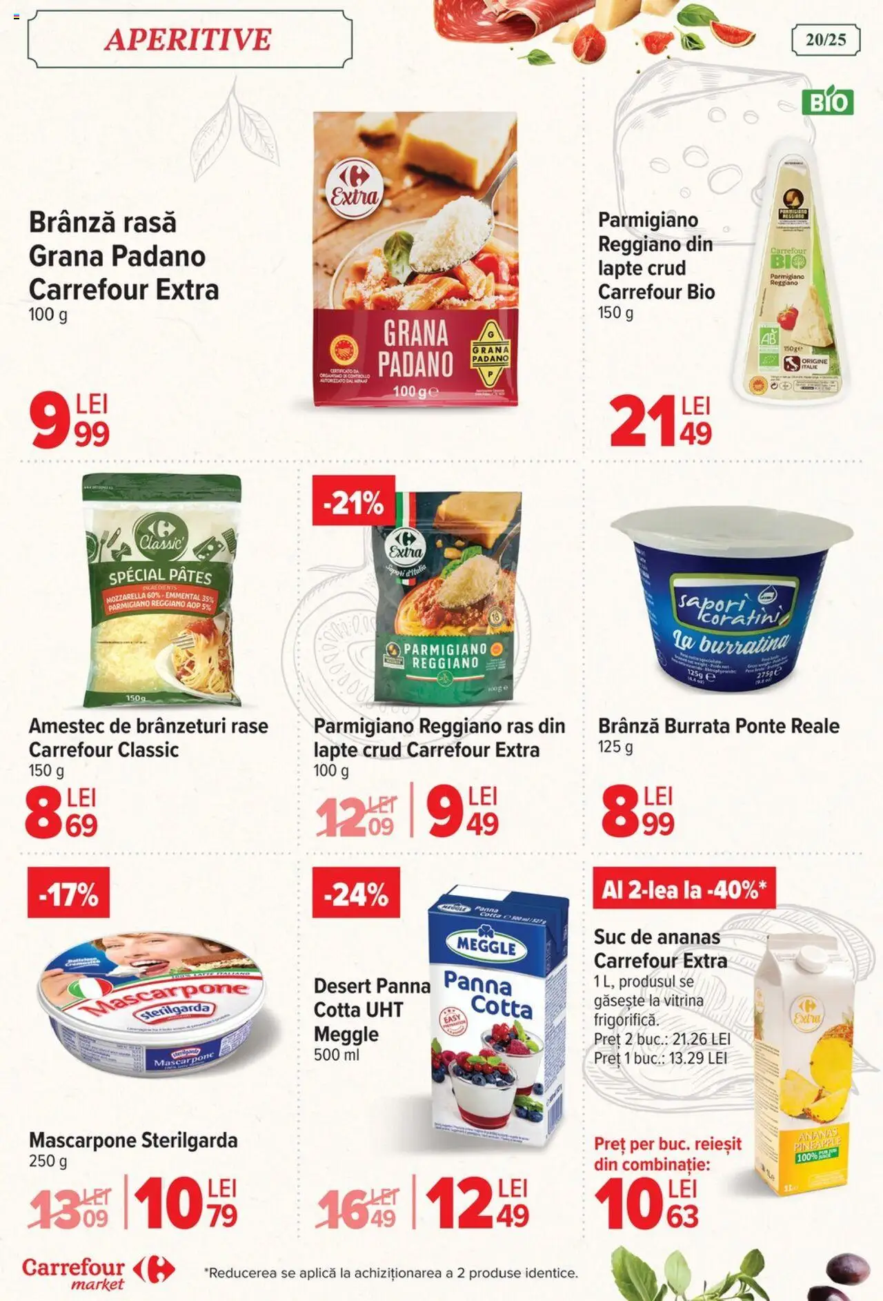 Carrefour catalog - Market – valabil de la 06.08.2025 | Pagină: 21 | Produse: Şerit ödül, Mozzarella, Ananas, Mascarpone