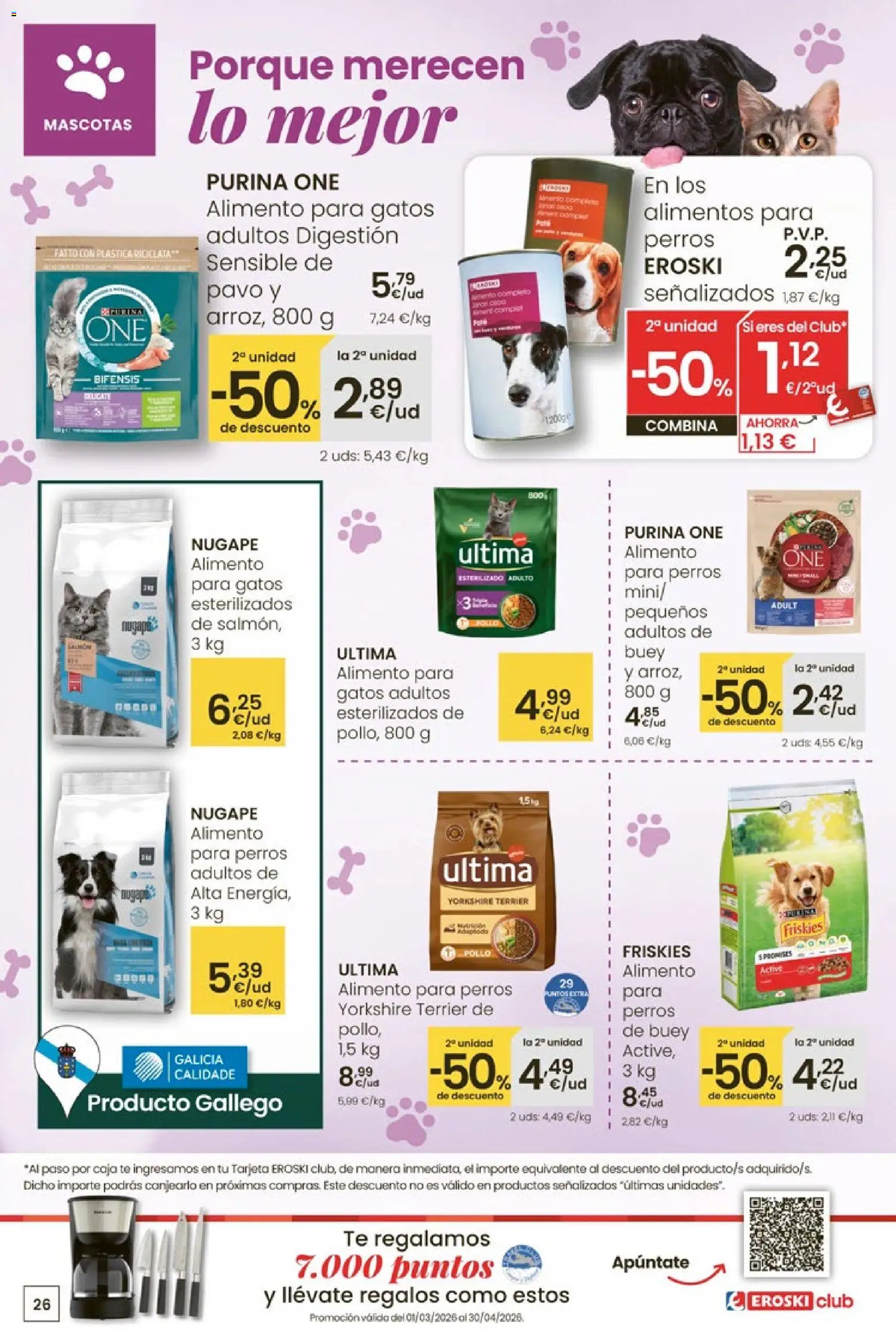Eroski Quieres ahorrar conmigo │ válido desde el 16.04.2026 | Página: 26 | Productos: Té, Κούβα, Caja