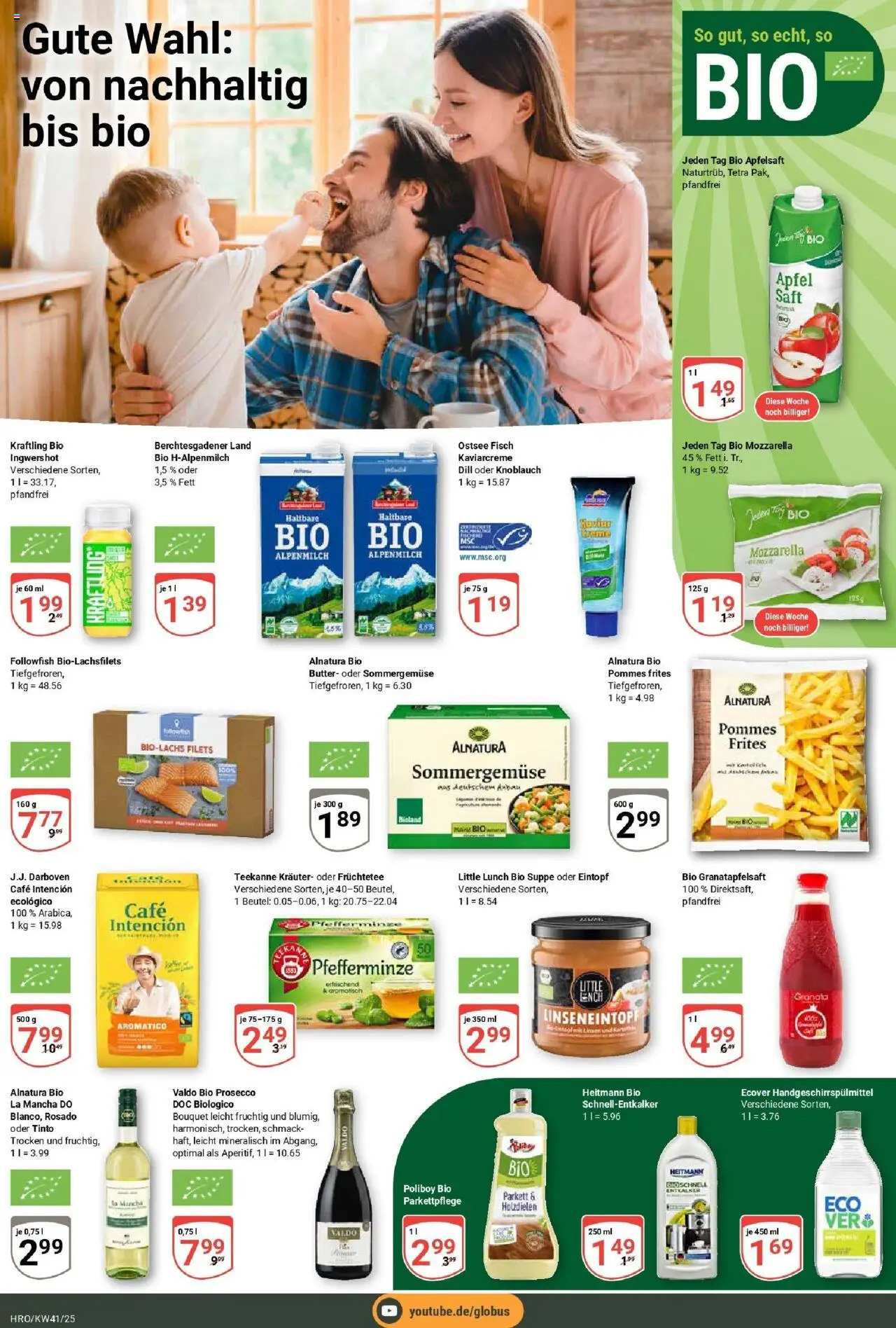Globus prospekt Rostock	 – gültig ab 06.10.2025 | Seite: 16 | Produkte: Pommes, Fisch, Knoblauch, Dill