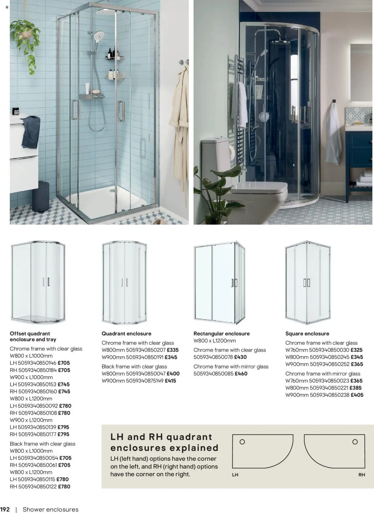  | Page: 192 | Products: Shower, Mirror