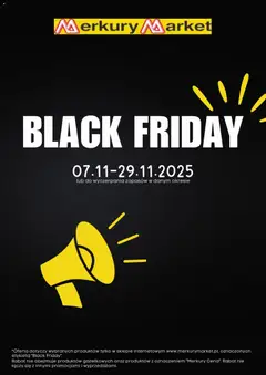 Pogląd oferty "Merkury Market Black Friday" - ważna od 07.11.2025