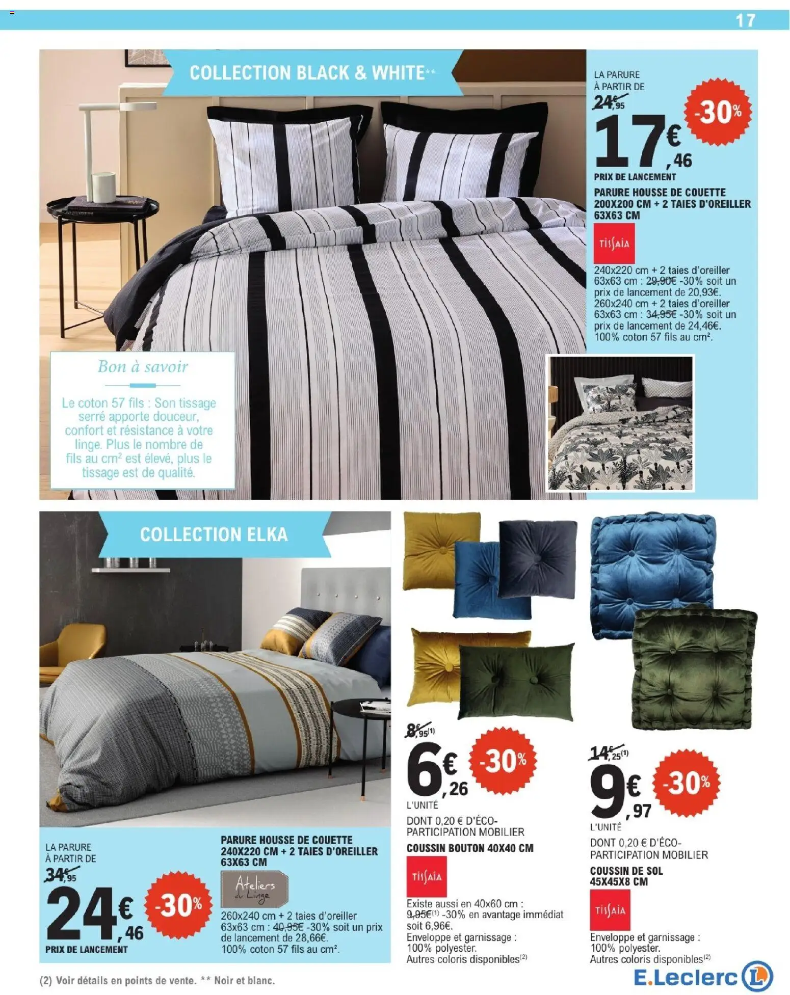 {H1} | Page: 17 | Produits: Coton, Enveloppe, Housse de couette, Couette