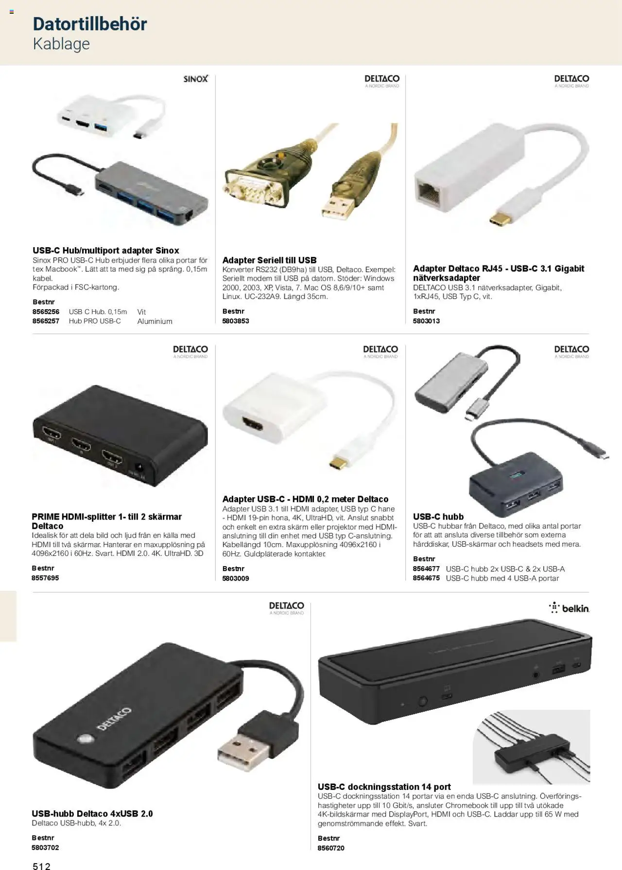 Office Depot reklamblad aktuell från 01.02.2025 | Sida: 514 | Produkter: Adapter, USB