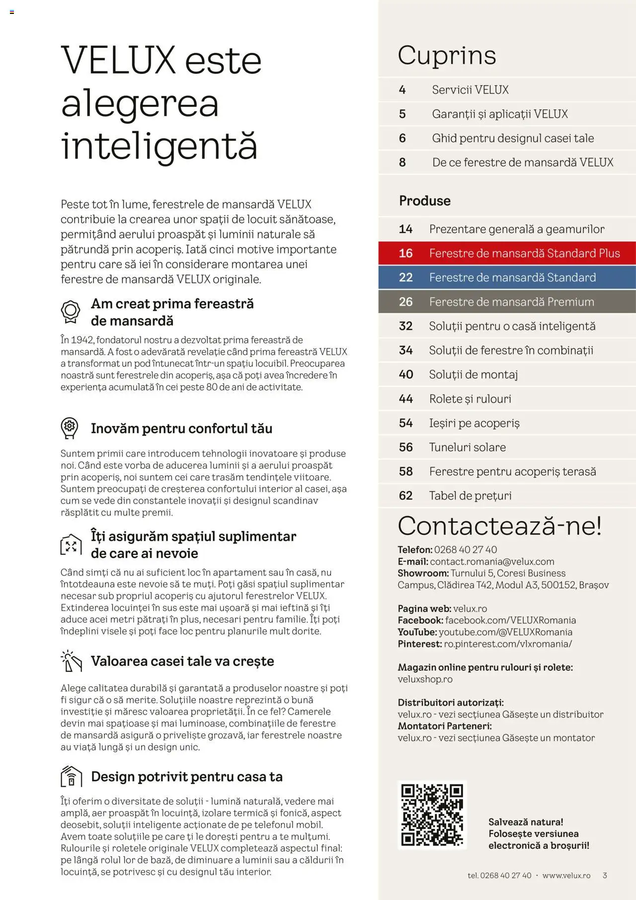 Catalog Velux – valabil de la 25.02.2025 | Pagină: 3 | Produse: Tavuk suyu, Telefon, Fereastră, Pește