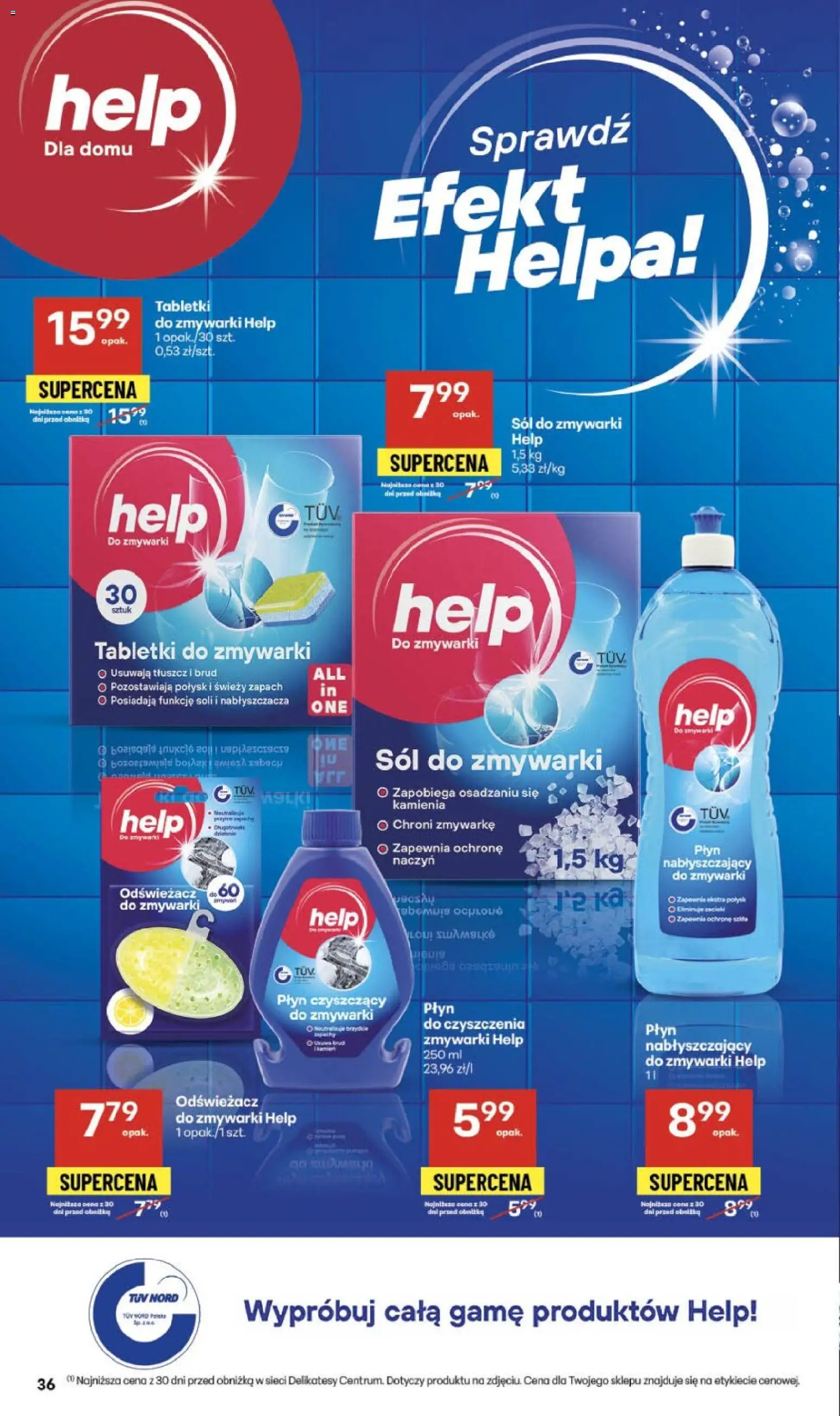 Delikatesy Centrum Gazetka od 06.11.2025 | Strona: 36 | Produkty: Odświeżacz, Zapach, Sól do zmywarki, Płyn nabłyszczający do zmywarki