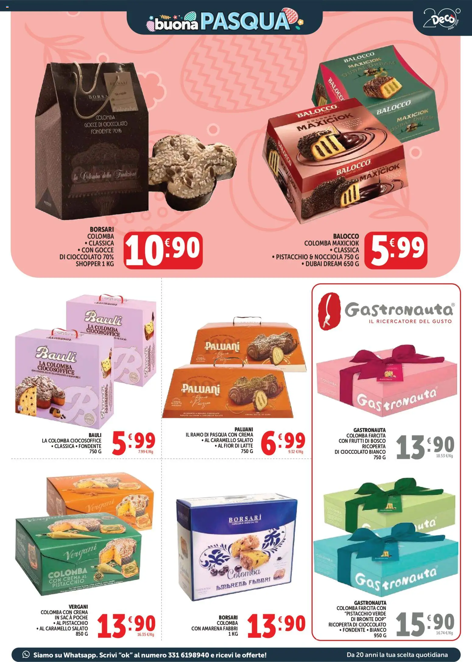 Volantino Decò del 27.03.2026 | Pagina: 5 | Prodotti: Crema, Cioccolato, Latte, Amarena