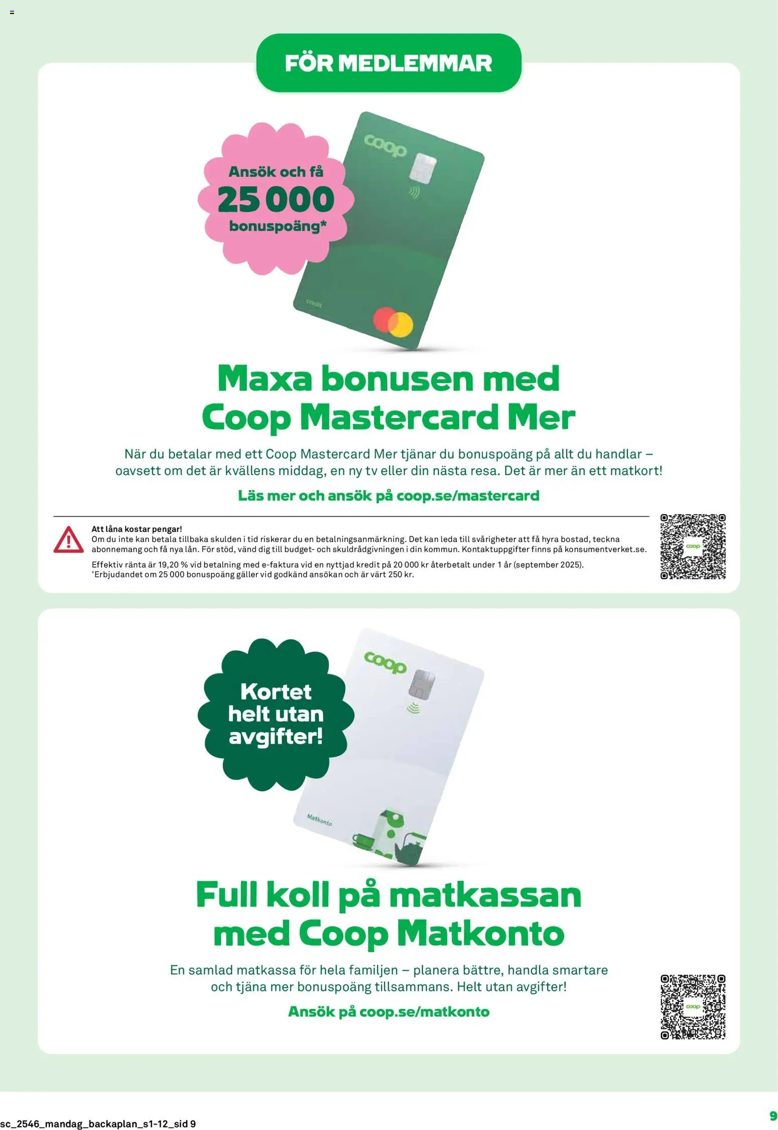Stora Coop reklamblad aktuell från 10.11.2025 | Sida: 9 | Produkter: Galler, Tv
