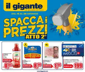 Anteprima del volantino Volantino Il Gigante	 valido a partire dal 15.01.2026