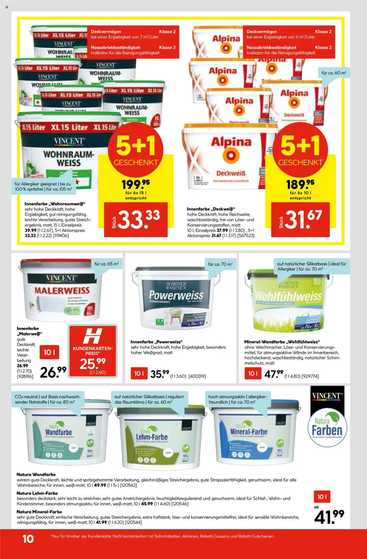 Hellweg Prospekt – gültig ab 22.09.2025 | Seite: 10 | Produkte: Wandfarbe