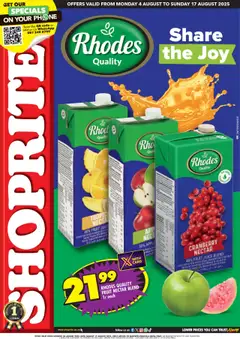 Preview of Shoprite specials valid from 04.08.2025