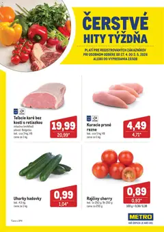 Metro leták platný od 27.04.2026