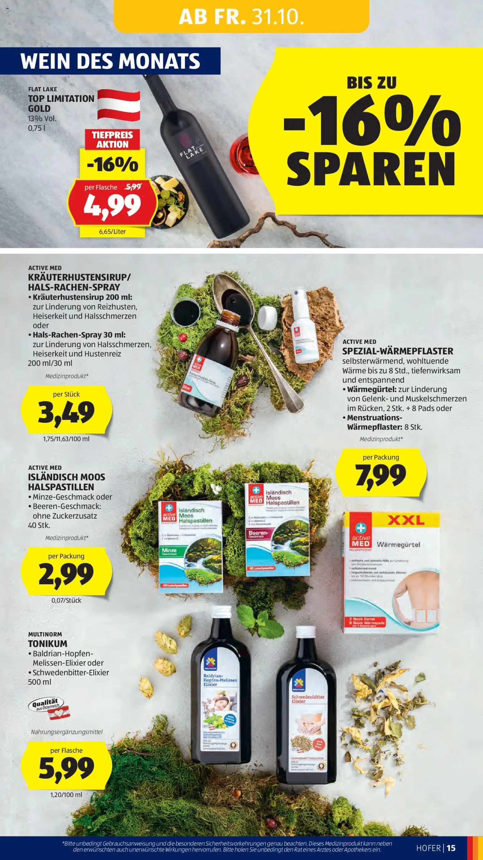 Hofer AT akciós ujság - amely érvényes a következő dátumtól: 31.10.2025 | Oldal: 17