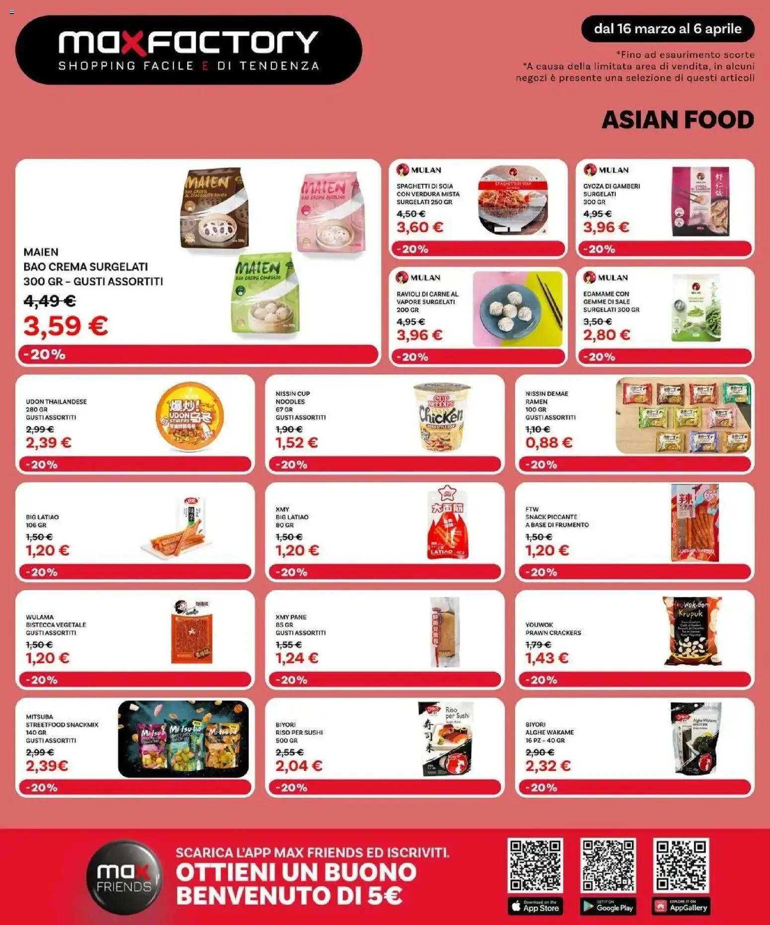 Volantino Max Factory del 16.03.2026 | Pagina: 31 | Prodotti: Riso, Crackers, The, Ravioli