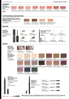 Mary Kay Katalog - gültig ab dem 16.07.2025 | Seite: 30 | Produkte: Puder, Eyeliner, Highlighter, Blush