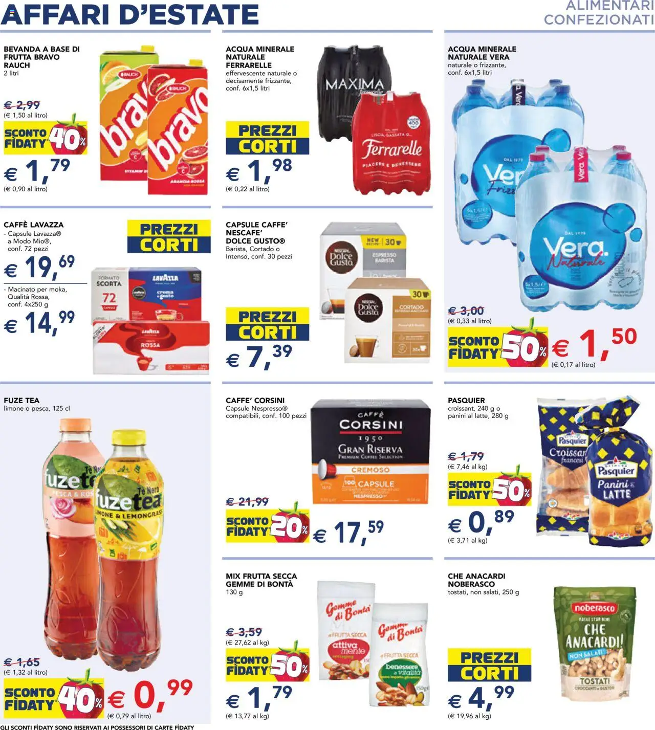 Volantino Esselunga S del 31.07.2025 | Pagina: 14 | Prodotti: Tè, Latte, Limone, Ferrarelle