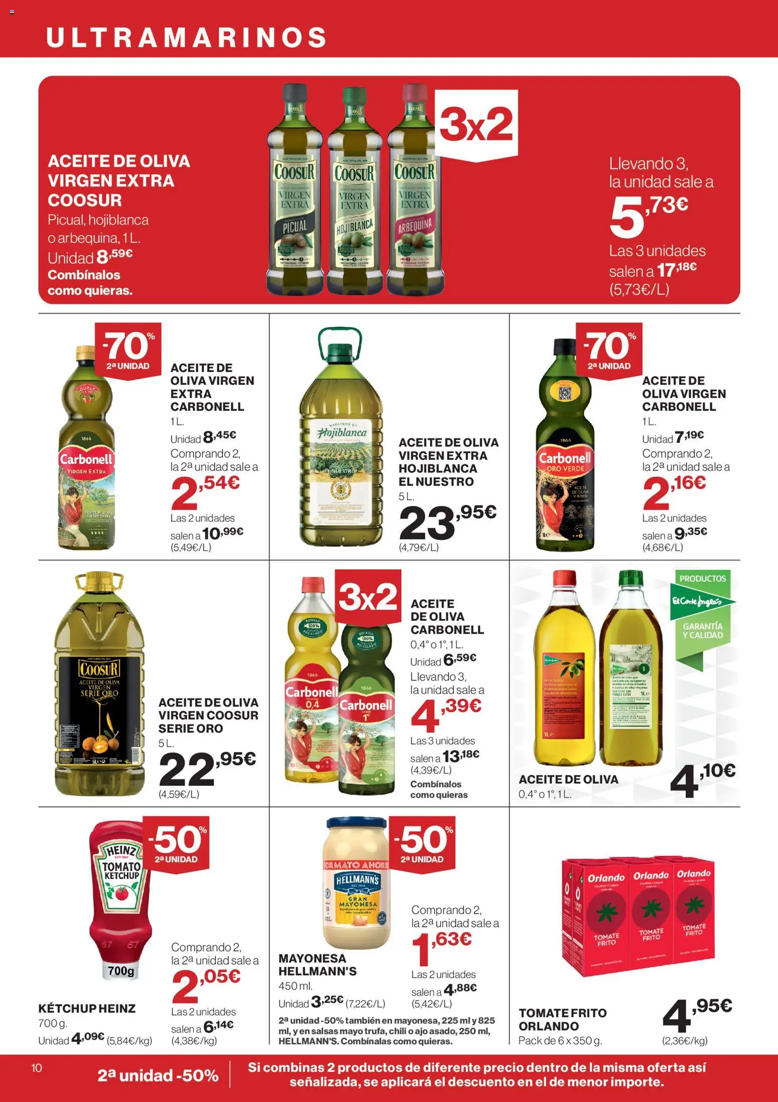 Supercor folleto │ válido desde el 12.03.2026 | Página: 10 | Productos: Aceite, Aceite de oliva, Οθόνη προβολής