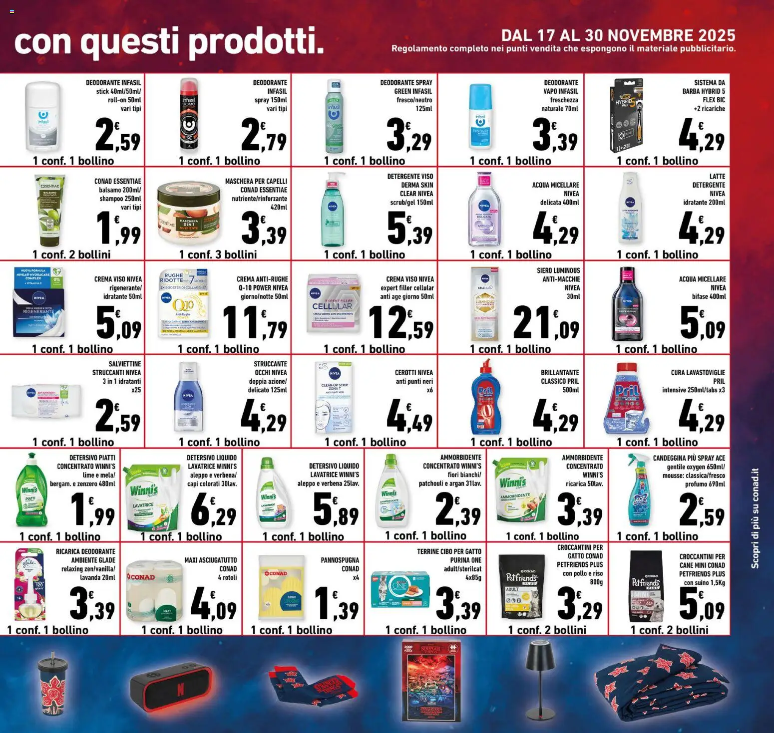 Volantino Conad del 19.11.2025 | Pagina: 21 | Prodotti: Balsamo, Maschera per capelli, Acqua, Lavanda