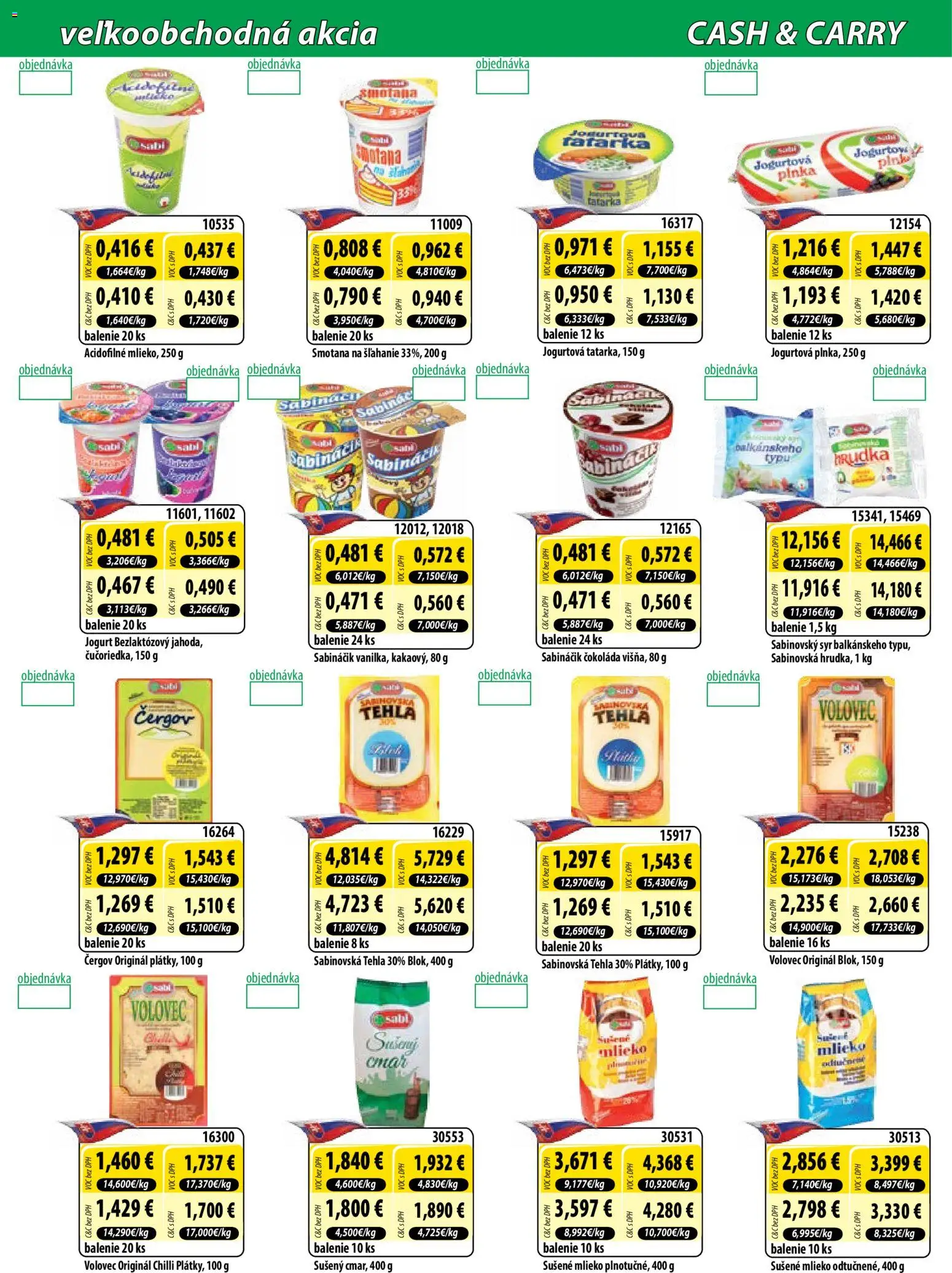 Nové Milk Agro akcie – leták je platný od 15.04.2026 | Strana: 2 | Produkty: Mlieko, Jogurt, Čokoláda, Sušené mlieko