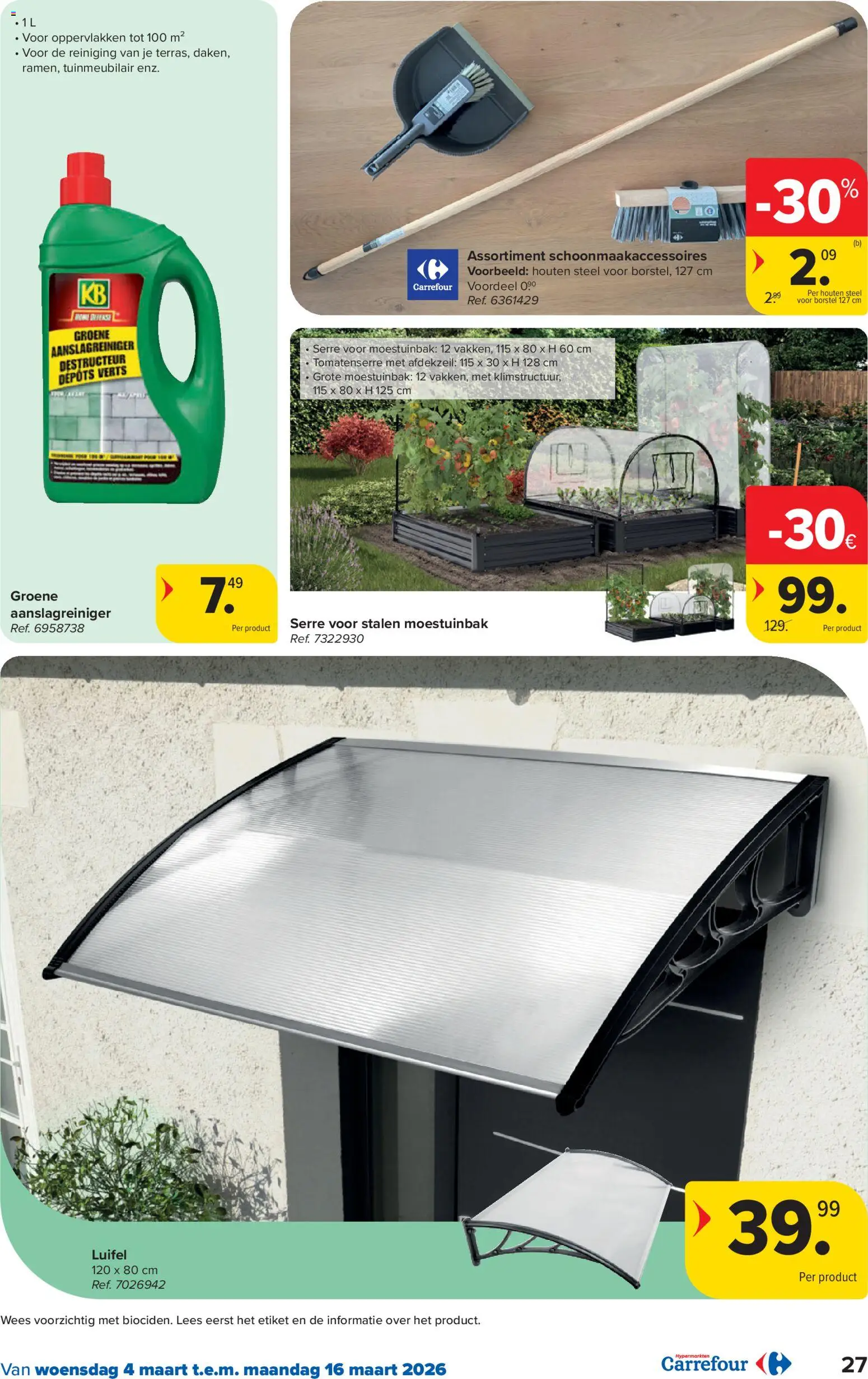 {H1} | Pagina: 27 | Producten: Tuinmeubilair, Borstel