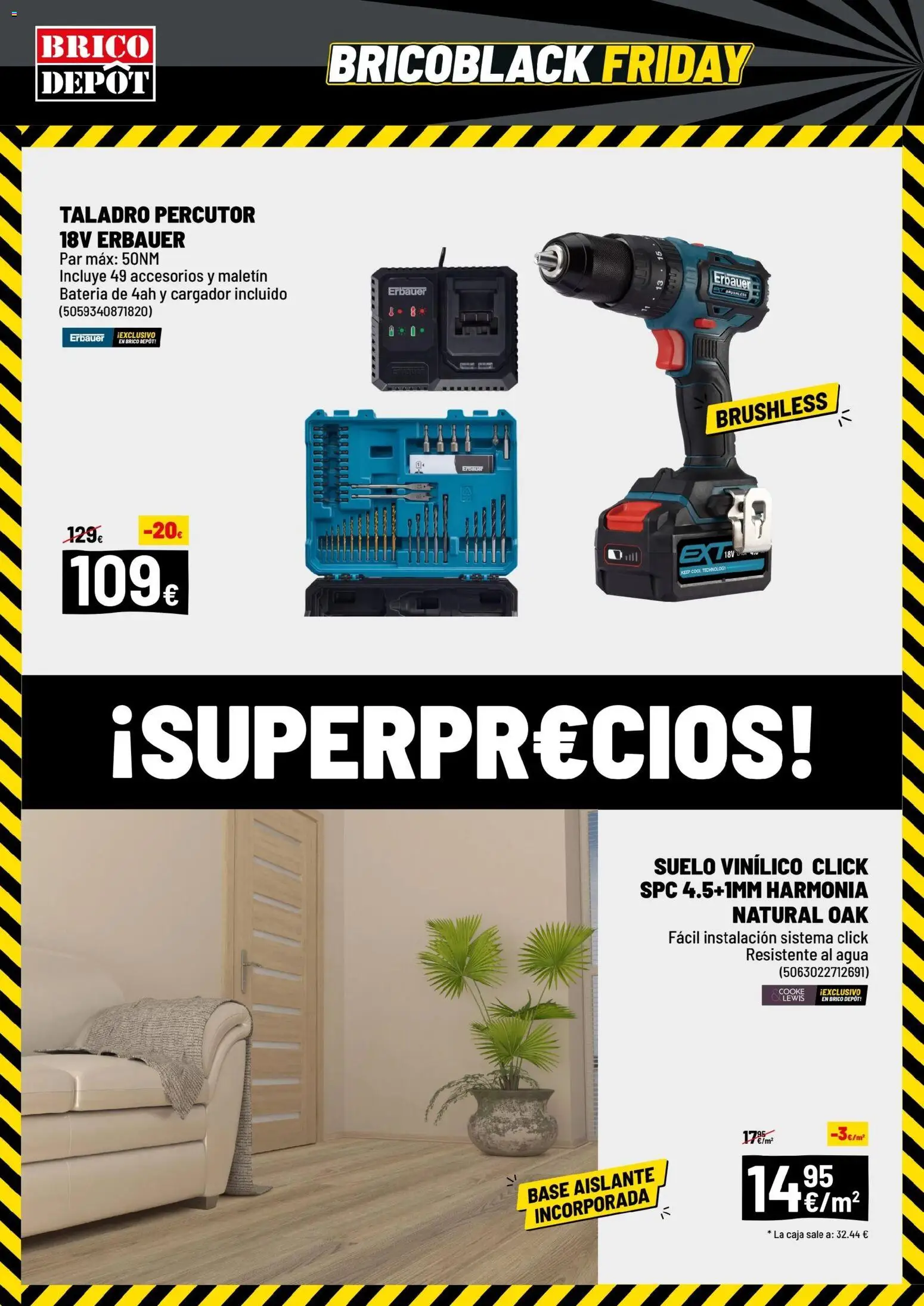 Brico Depôt - Black Friday │ válido desde el 31.10.2025 | Página: 2 | Productos: Caja, Batería