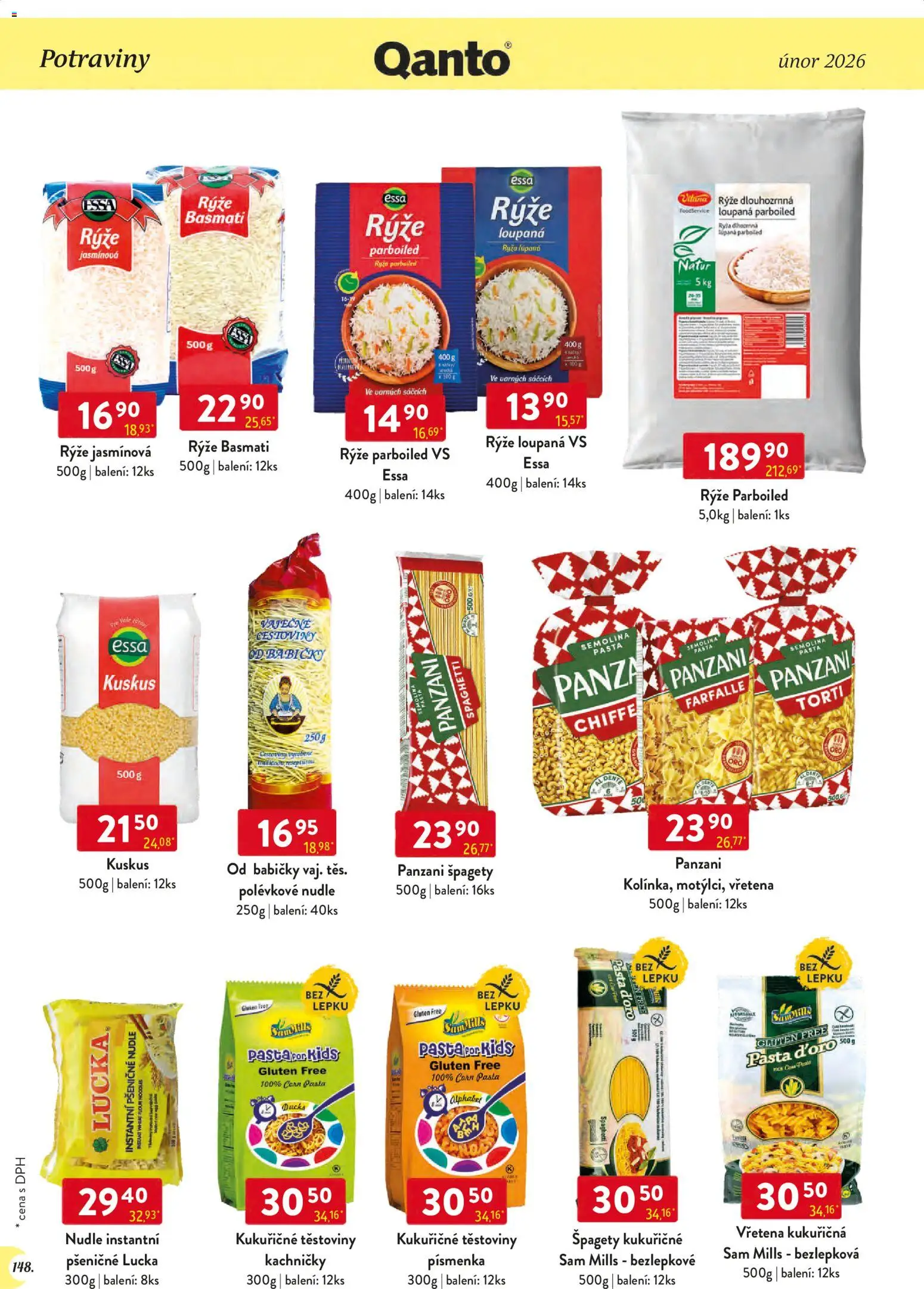 Astur & Qanto leták - Velkoobchod 02/2026 od 01.02.2026 | Strana: 148 | Produkty: Kuskus, Rýže basmati, Basmati rýže, Semolina
