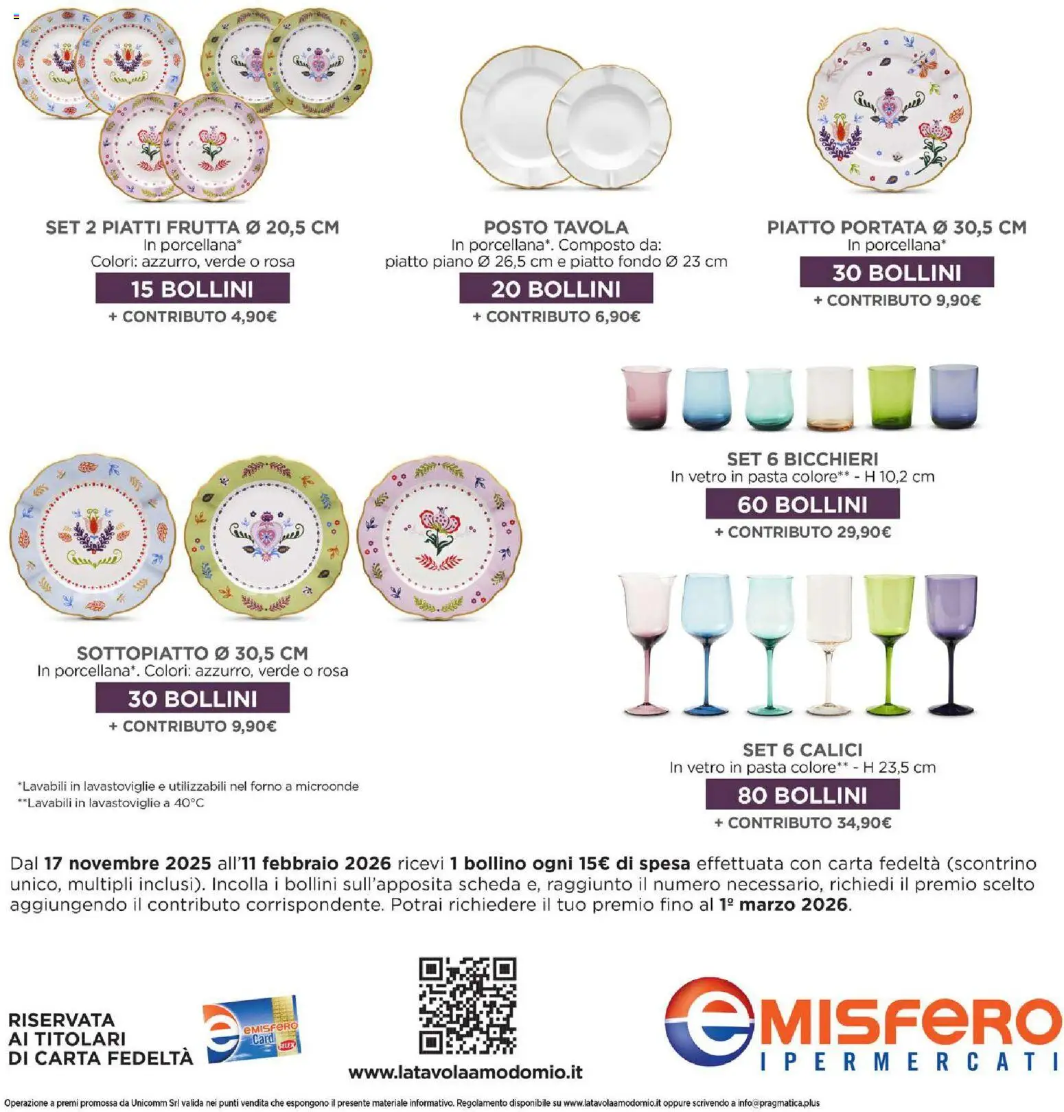 Volantino Emisfero del 13.11.2025 | Pagina: 31 | Prodotti: Microonde, Pasta, Forno a microonde, Lavastoviglie
