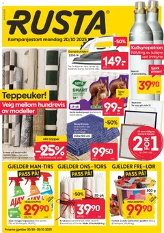 Forhåndsvisning av Rusta kundeavis gyldig fra 20.10.2025