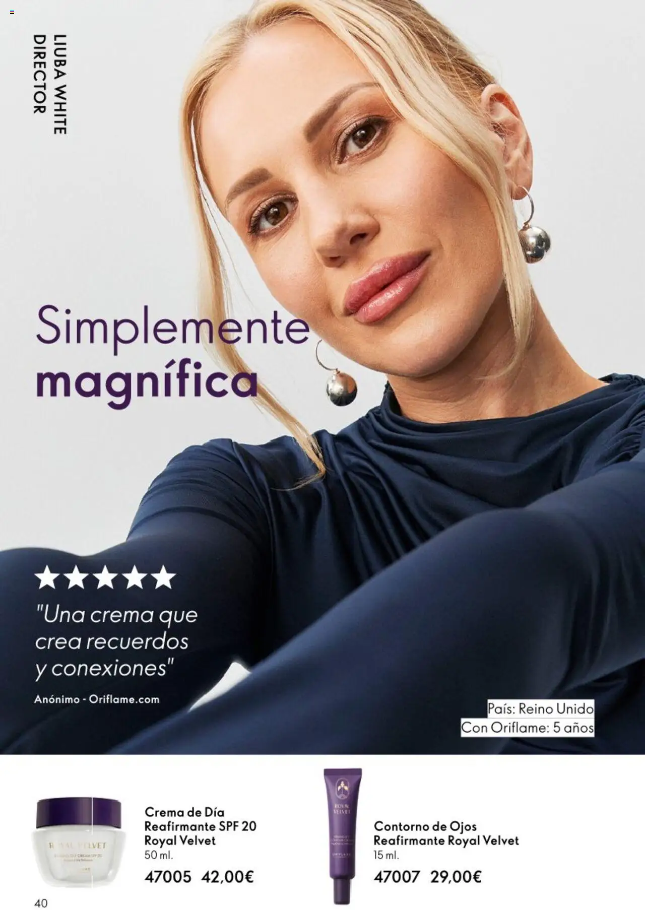 Oriflame - Catálogo Campaña 13 │ válido desde el 14.09.2025 | Página: 40 | Productos: Crema, Crema de día