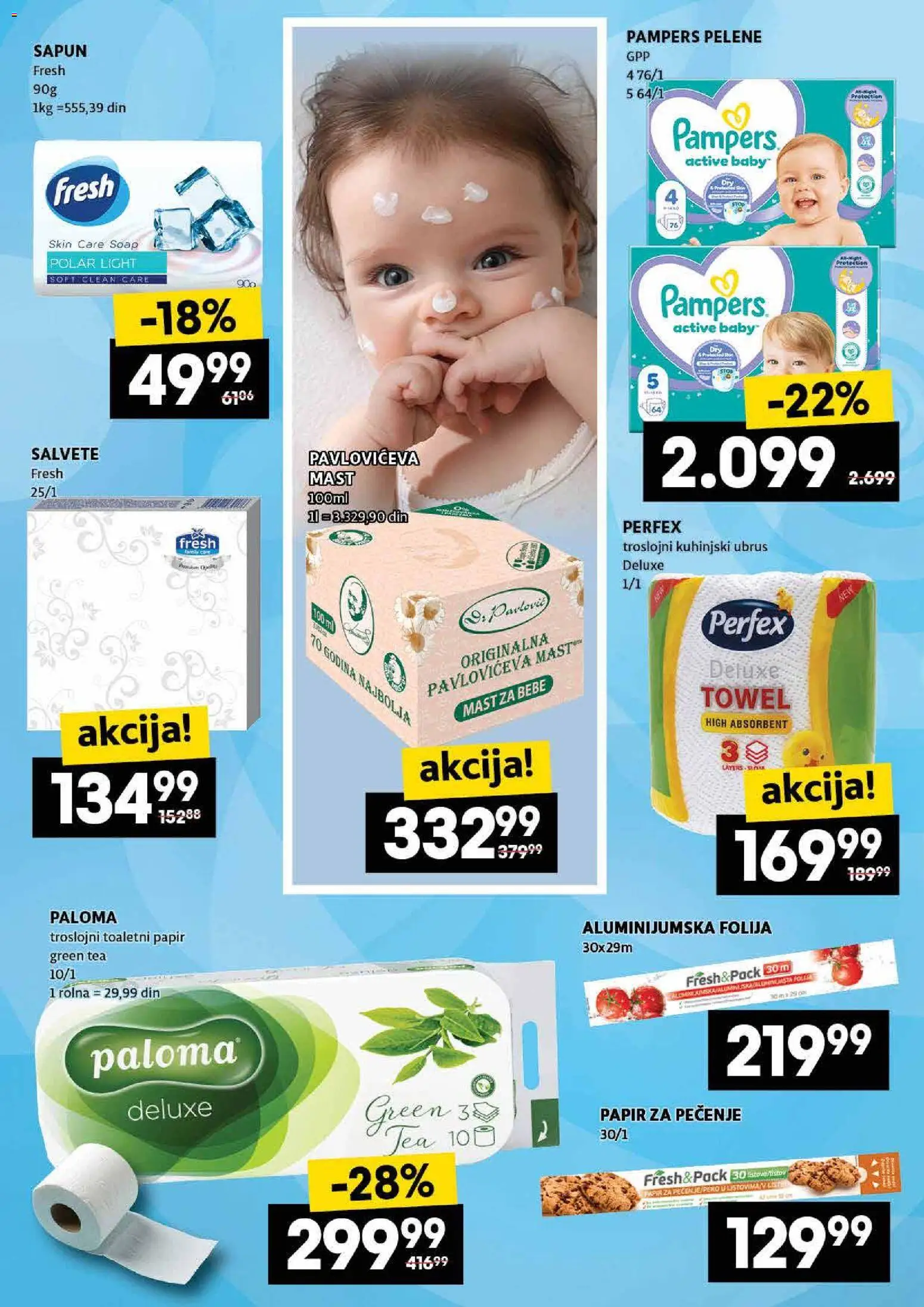 Idea katalog - važi od 20.11.2025 | Strana: 26 | Proizvode: Pampers, Papir za pečenje, Mast, Ubrus